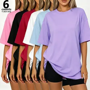 【Limited time deal】【Fast Shipping】Womens Oversized Summer T-Shirts Plus Size Short Sleeves Workout Tops(T-shirt only)