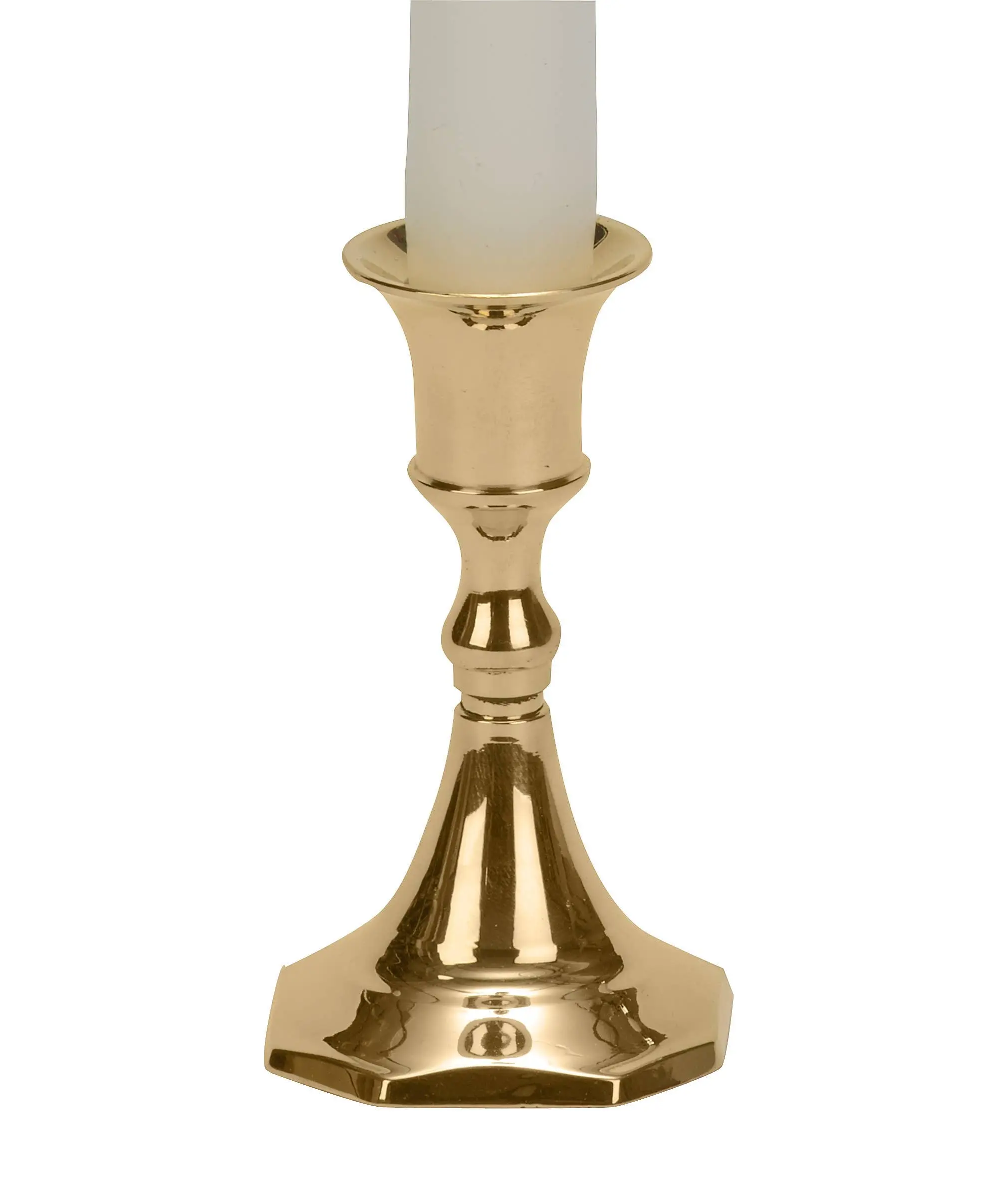 3.75" Tall Brass Candlestick