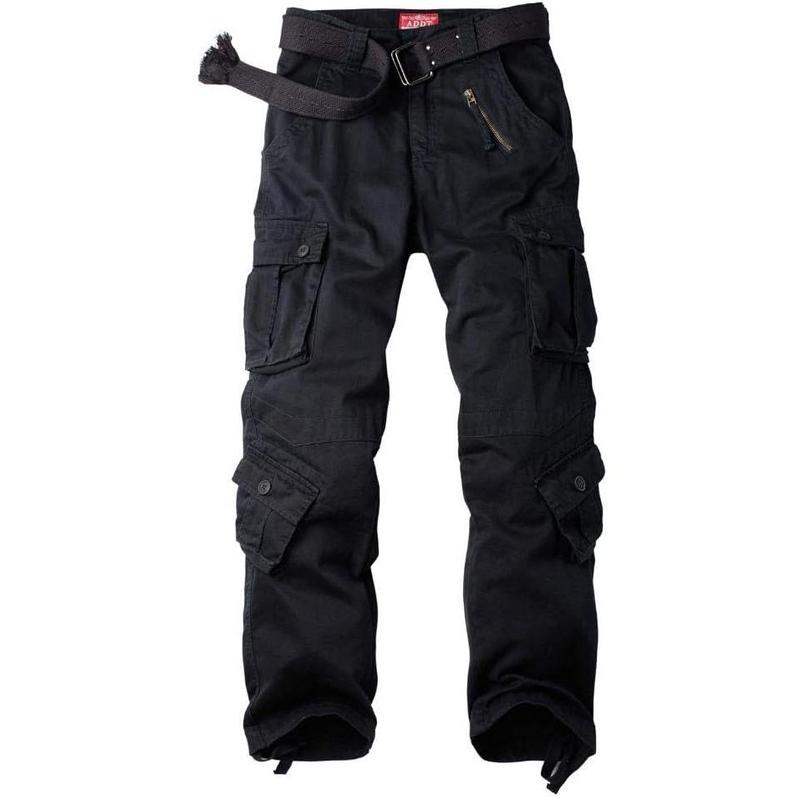 Womenswear Combat Cargo Pants with Adjustable Pockets