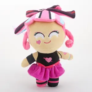 25cm Shadow Milk Cookie Plush Toy Game Peripheral Doll Cute Cartoon Cookie Run Kingdom Ghining Glitter Cookie Kid Birthday Gifts