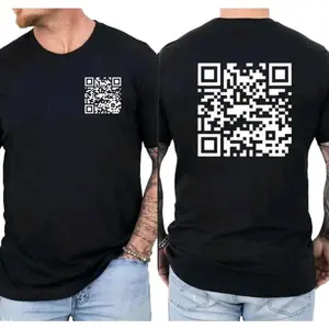 T - shirt with Interactive QR Code Elements: Unique Design for Digital Engagement