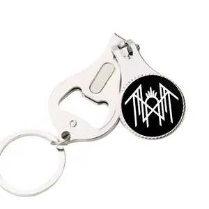 Sleep/Tøken Fingernail Clippers/ Bottle Opener Keychain