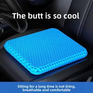 Summer Gel Honeycomb Cooling Seat Cushion Breathable Ice Pad for Car Office Home Chair Butt Cool Mat