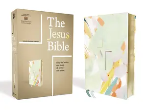 The Jesus Bible Artist Edition, ESV, Leathersoft, Multi-color/Teal Imitation Leather – October 22, 2019