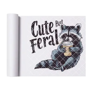 Cute raccoon coffee DTF film t shirt transfer Cute raccoon coffee DTF film t shirt transfer