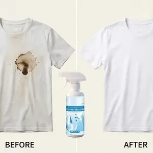 Stain Remover Spray for Clothes, Removes Oil, Blood, and Stains, Non-Ionic Emulsifier Cleaner, 1/2pcs Laundry Detergent