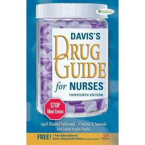 USED-Davis's Drug Guide for Nurses by April Hazard Vallerand PhD  RN  FAAN (Paperback)