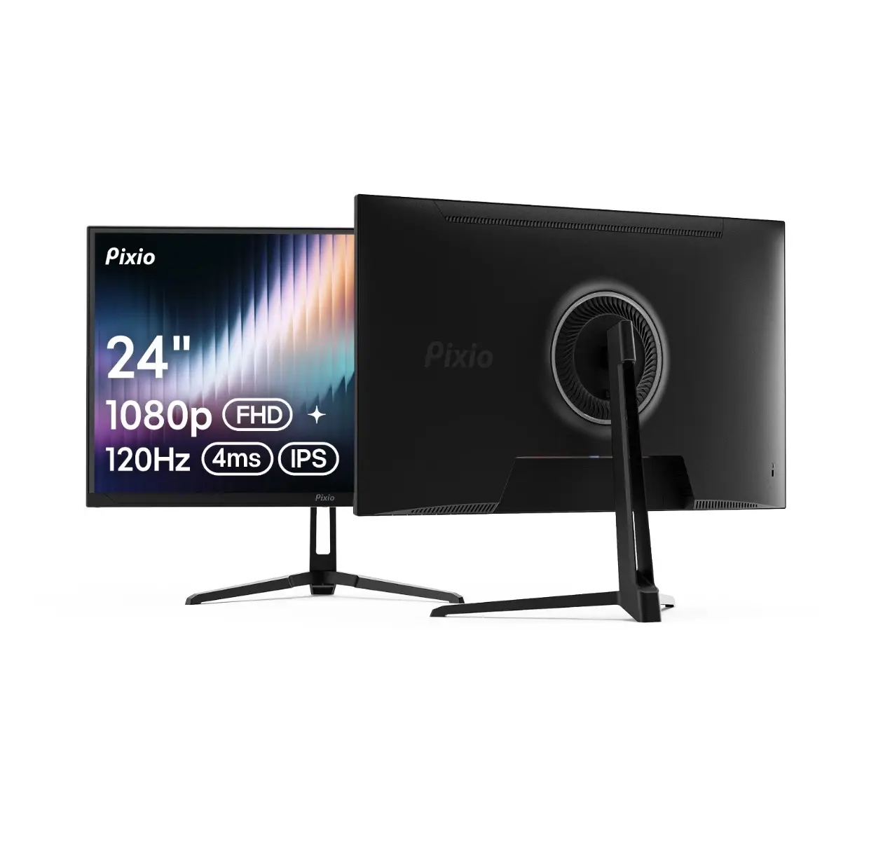 Pixio PX246 Wave 24 Inch Monitor FHD 1920x1080 120Hz IPS FreeSync
