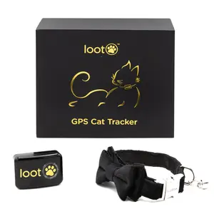 LootPaw Cat Tracker Collar - Real-Time GPS Tracker – 30 Day Free Subscription - Waterproof, Lightweight – Activity Monitoring –  Nationwide Coverage