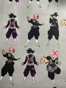 Dragon Ball Anime Fabric By the Half Yard 18"x57"