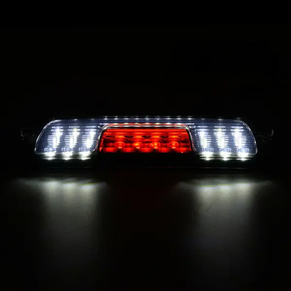 CROSSDESIGN Polycarbonate Rear 3rd Brake Light - LED Tailgate Bar Car Lighting Accessory, LED Lighting Solutions Rear Taillight Lamp for 2014-2018 Silverado, 2014-2018 GMC Sierra 1500/2500 Trucks
