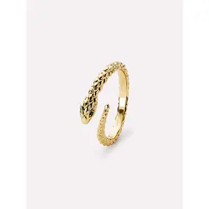Gold Snake Ring - Cleo