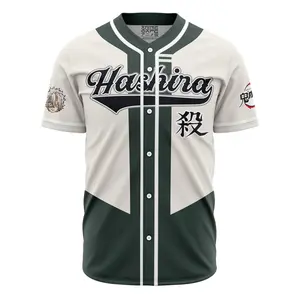 Hashira Sanemi Shinazugawa Demon Slayer Baseball Jersey