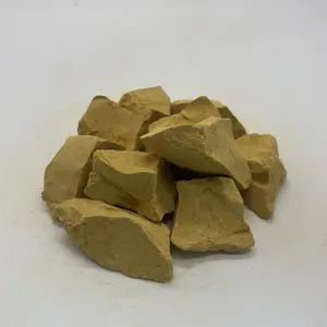 100% Natural Edible Clay Golden Kaolin Clay Chunks Cosmetic Grade Zero Artificial Additives Raw Clay Blocks 200g7oz