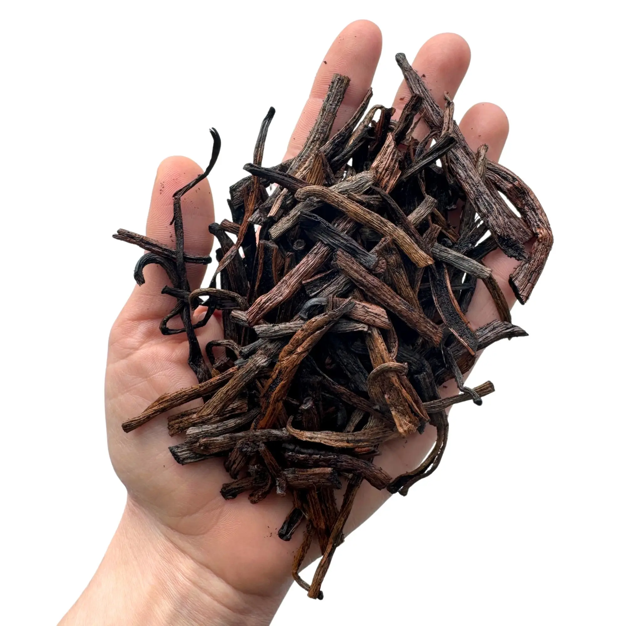 Vanilla Bean Pod Splits and Cuts for Extract, Pastes and Powders - 47 grams - Origin Madagascar