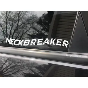 Neck breaker funny jdm car sticker decal