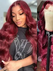 Women's European & American Style Piano Color Wig Headset, Lace Big Wave Curly Hair, Hot Selling Design for Stylish Looks