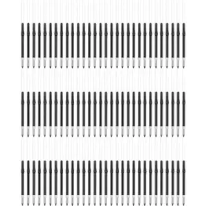 100 count 2.4inch/6.1cm Black Ink Beadable Pens Refills, Replaceable Pens Refills, for Plastic Bead Ballpoint Pen Ink Refills
