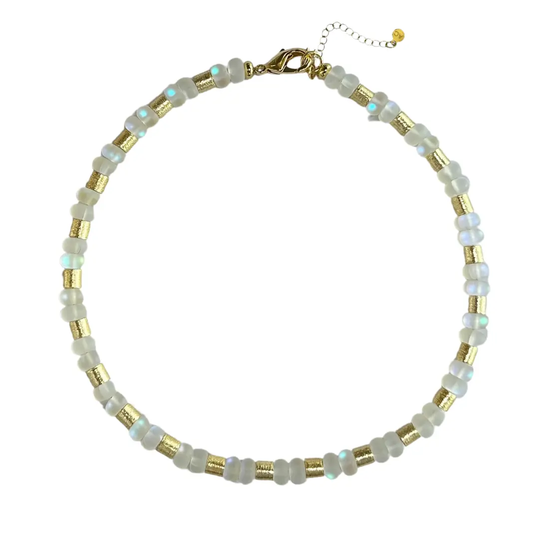 Iridescent Manhattan Collar - Opal Flash