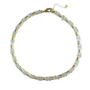 Iridescent Manhattan Collar - Opal Flash