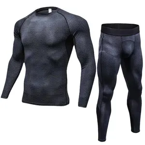 Athletic Compression Shirts for Men Quick Dry Moisture Wicking Golf Running Undershirts Gym Workout Slim Fit T Shirt with Pockets for Convenience