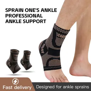 1pc Ankle Brace Compression Foot Sleeves for Men & Women Ankle Straps Ankle Support for Daily Sport Workout Weightlifting