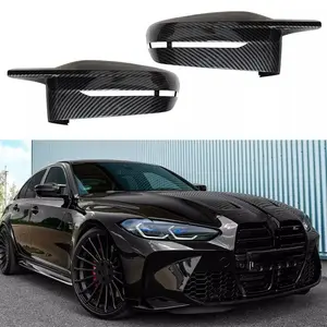 Replacement Side Mirror Caps for BMW G80 M3 G82 G83 M4 - Carbon Fiber Look