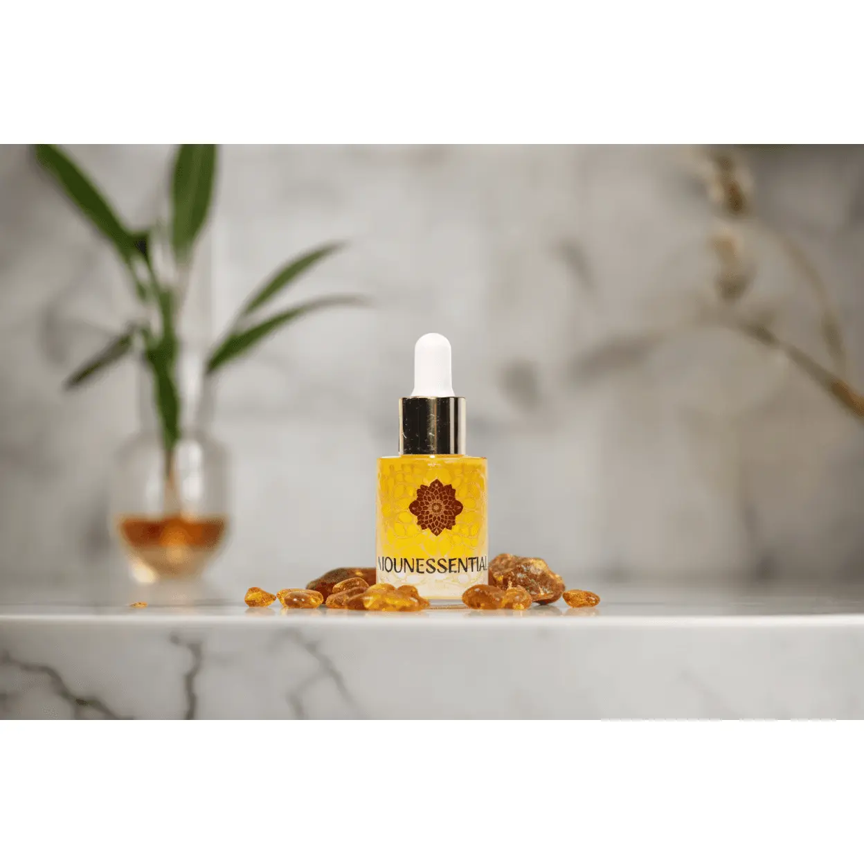 Moroccan Amber Essential Oil Drops, 15ml Natural Perfume for Meditation & Stress Relief