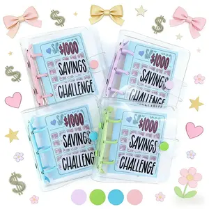 2026 Pocket Store Gift Plan, Mini Money Savings Challenge Binder,Money Saving Challenge Mini Budget Binder with Cash Envelopes, Reusable Budget Book, Cash Savings Challenges Finance Checklist Organizer