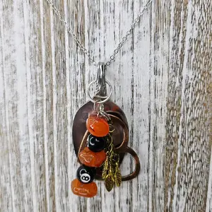 8-ball Heart Pendant