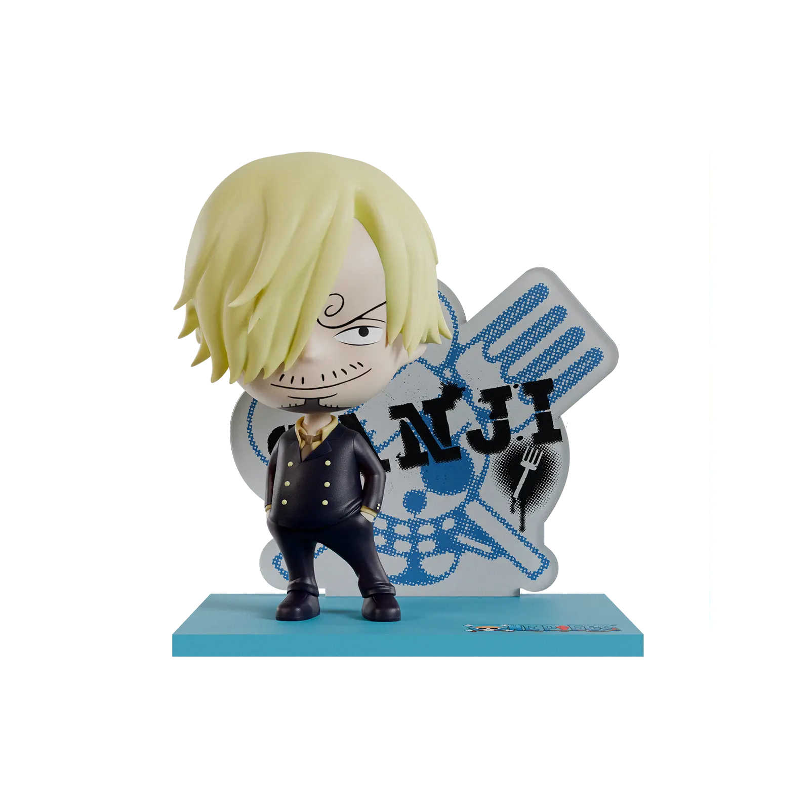 One Piece - Sanji Vinyl Figure with Acrylic BG FlyGuy+
