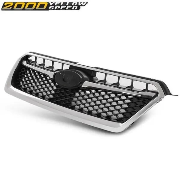 100% Brand New Front Grille with Moulding Trim Whole Set, High Quality Materials, Durable Use, Easy to Install, Factory Direct Pricing, Fit for Subaru Impreza 2012-2016 Car Exterior Decoration Accessory