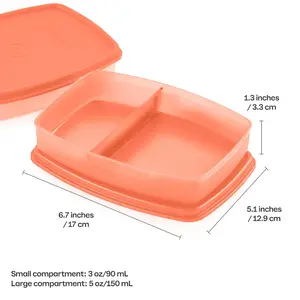 Tupperware Side by Side Snack Container - perfect way to eat healthy every day