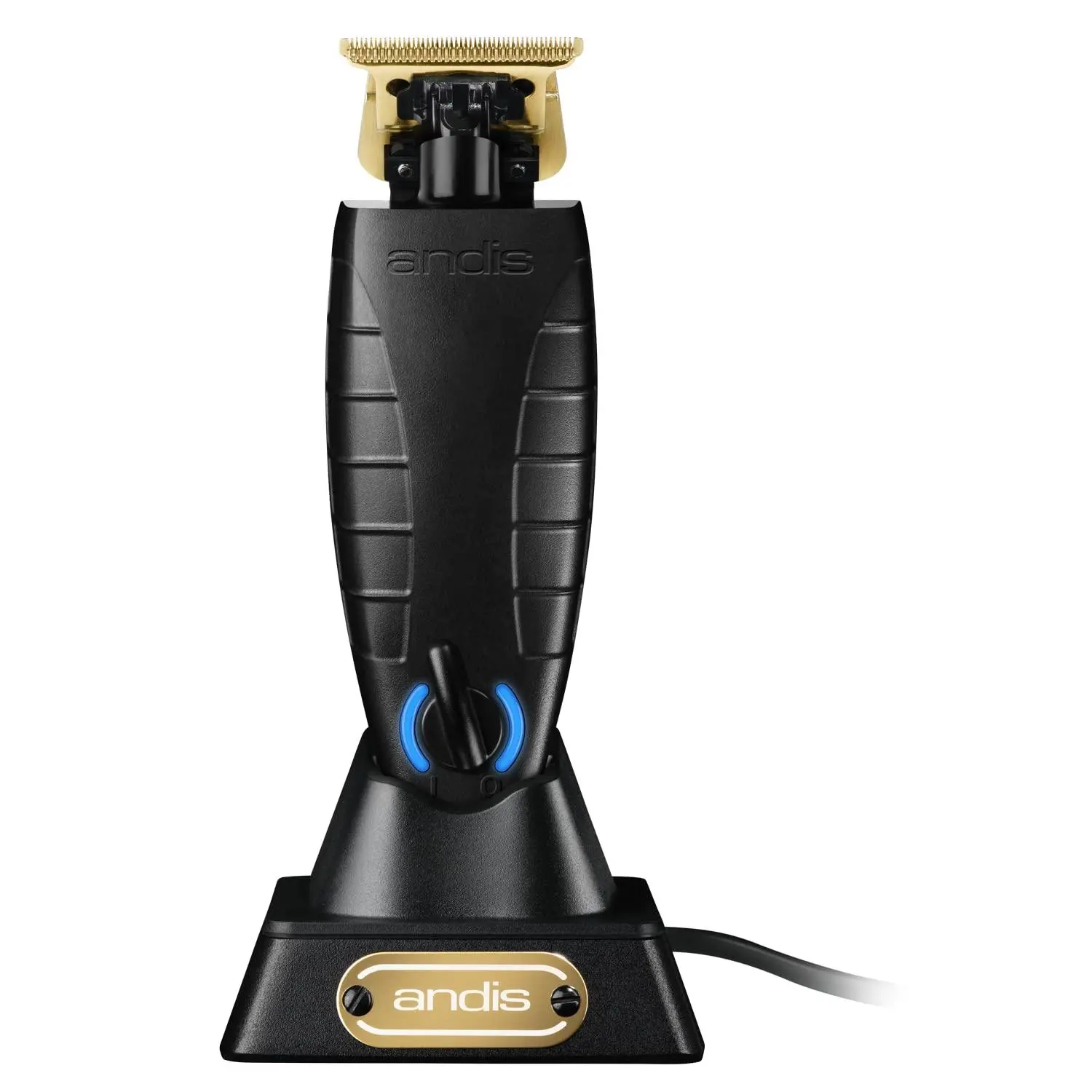 Andis GTX-EXO Professional Hair & Beard Trimmer, Cord-Cordless Lithium-Ion with Gold Carbon-Steel T-Blade for Close Cut Dry Shaving and Detailed Face Trimming for Adults