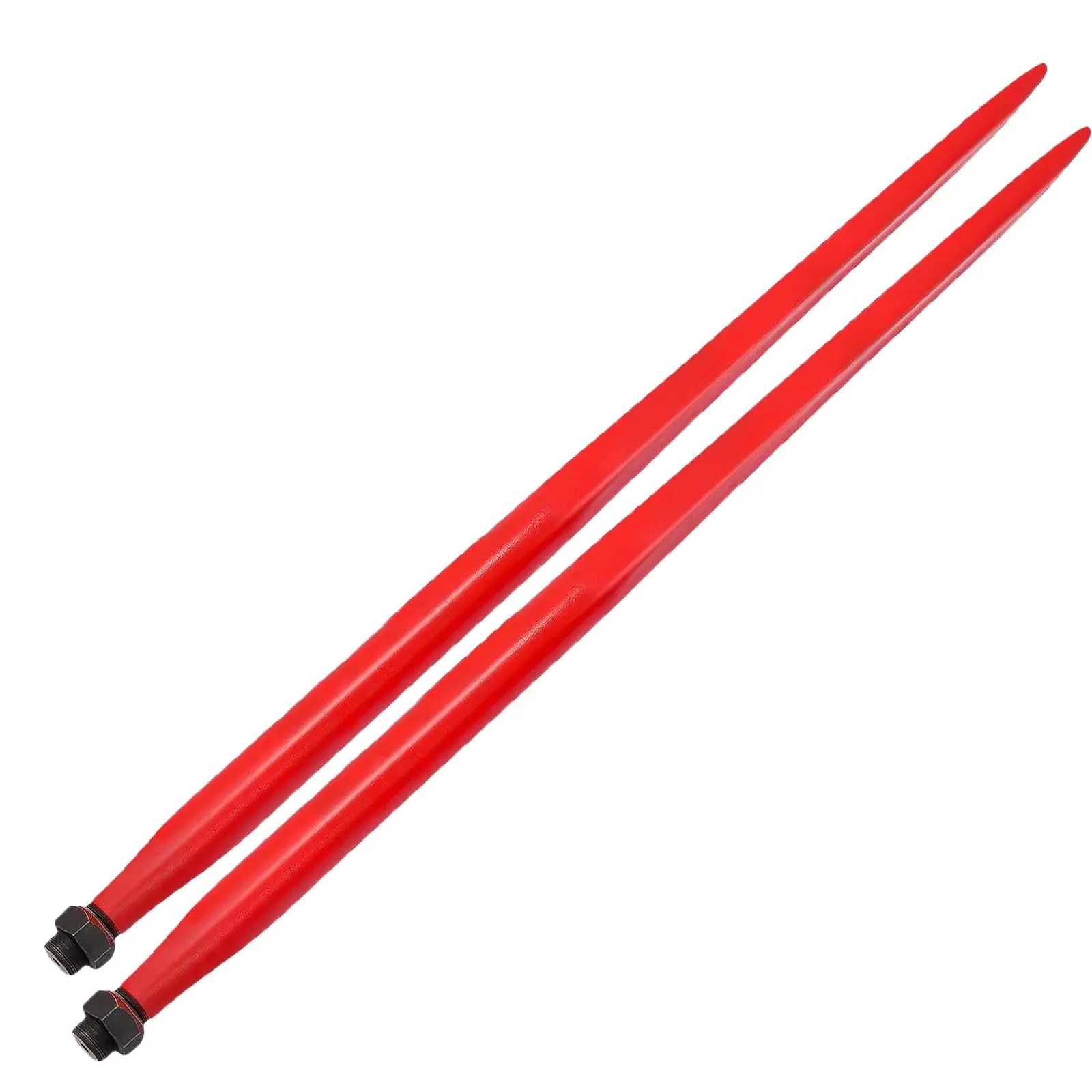 Garvee Hay Spear 49" Bale Spear 4000 lbs Capacity, Quick Attach Square Hay Bale Spears, Hay Handing Equipment, Bale Hay Spike for Kubota Bobcat Buckets Tractors Loaders, 1 Pair