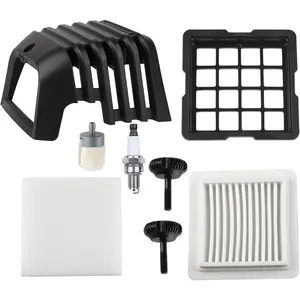 SRM 2620 Air Cover Kit for Echo 2620 Weed Eater SRM-2620 SRM-2620T PE-2620 PAS-2620 PPT-2620 SRM-3020 SRM 2620 Trimmer Air Cover Fastener Knob Spark Plug Parts