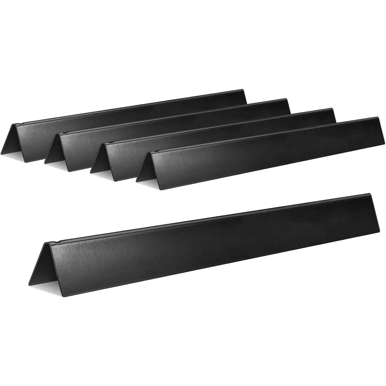 21.5 Flavorizer Bars 7534 for Weber Spirit 200, E/S200 E/S-210, Spirit 500, Genesis  A with Side 2-Burner Grills, 5-Pack Black Porcelain Steel Flavor Bars for Weber 7535 65902 Grill Parts