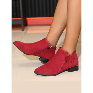 New Women’s Short Boots, Simple Versatile Fashion Ankle Boots, Comfortable Easy to Match Shoes, A Must-Have for Every Girl