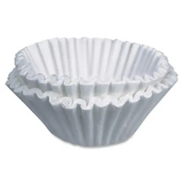 Bunn O-Matic 12-Cup Single-Use Disposable Coffee Filters - 3000 Pcs Per Carton, Superior Stay-In-Place Fit, Tested to Meet All FDA Requirements, for Home & Office Brewers, Fda Tested
