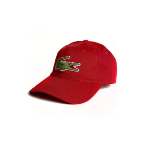 Lacoste Cotton Cap with Crocodile Logo - Classic Design for Versatile Wear