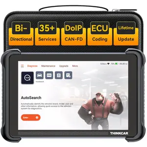 Summer Vibes THINKCAR Lifetime Free Update Car OBD2 Scanner Tool, THINKSCAN 689BT All-System Automotive Diagnostic Tool, Bi-Directional OBD2 Scanner with ECU Coding, 35+ Services, FCA Autoauth, CANFD&DoIP，Bidirectional Scan Tool