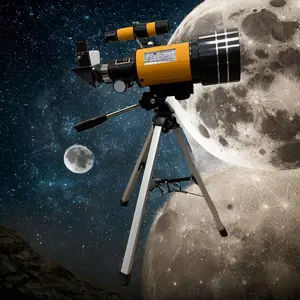Astronomy Telescope Set, Professional Research Style, Large Aperture Parabolic Main Mirror, Advanced Astronomical Enthusiasts