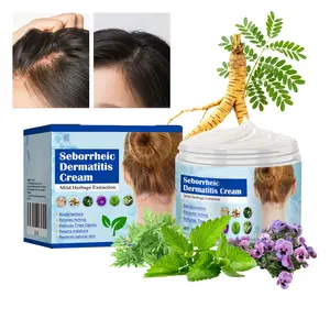 Folliculitis & Seborrheic Dermatitis Cream – 50g Natural Herbal Formula with Honeysuckle, Dandelion, Sophora & Phellodendron, Soothes & Repairs Scalp, Face & Body