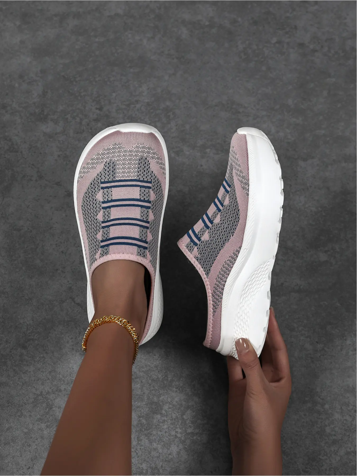 Women's Backless Slip-On Mules, Comfortable Soft Thick Sole, Spring Summer Outdoor Casual Commuting Shoes