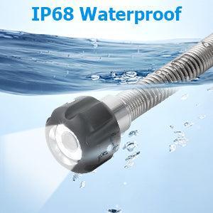 GARVEE Sewer Camera with Locator,300 FT 9" Screen,Pipeline Inspection Camera w/DVR Function & Snake Cable, Waterproof IP68 Borescope with LED Lights,Self-Leveling, Marked Cable