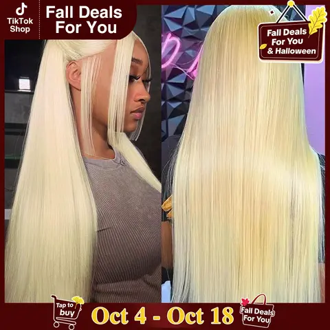 Mamushow 200% Density 13x6 Blonde Lace Frontal Wigs Human Hair 613 Straight Hd Transparent Lace Frontal Wig Pre Plucked With Baby Hair 30 Inch #tiktokshopstockup#SohoChic
