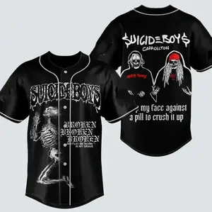 Suicideboy G59 Baseball Jersey, Greyday Tour 2026 Jersey Shirt, Suicideboy Merch Shirt, Tour 2026 Shirt For Fan, Streetwear Music Shirt baseball jersey