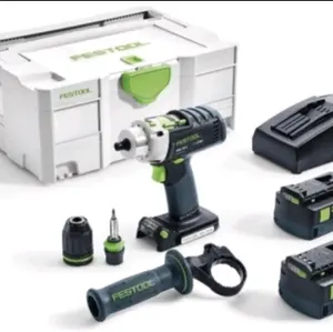 # 576778 Cordless Percussion Drill  Kit. TPC 18/4 HPC4,0 I-Set Quadrive (open box/display)