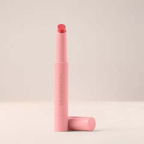 EM Cosmetics Hydrating Glossy Tinted Lip Cushion - Lip Care Product with Hyaluronic Acid, Caprylic/Capric Triglyceride, Hydrogenated Polyisobutene, Antioxidant, Moisture, Shine Enhancing Luminizer Makeup