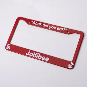 Jollibee Custom License Plate Cover | For Car Enthusiast | Car Guy Gifts | 1pc